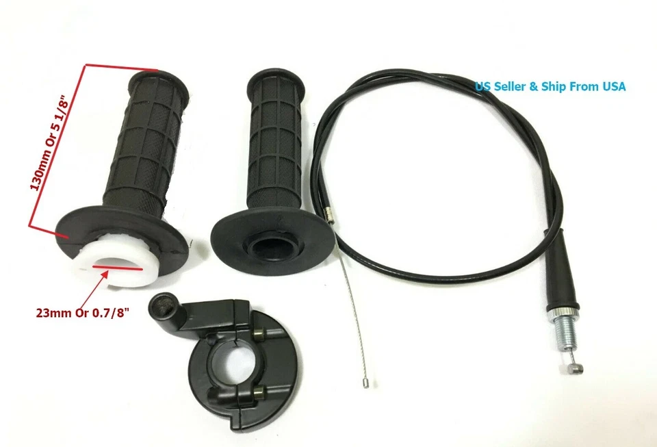 Cable de acelerador y mango de fundición torcida para motocicleta Honda CR125R CR250 CR500R Foto 1 de 4