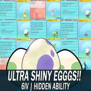 Pokemon Brilliant Diamond & Shining Pearl Ultra Shiny Eggs 6IV Choose Your Own!! - Picture 1 of 1