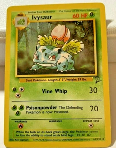 IVYSAUR - Base Set 2 - 65/130 - Uncommon - Pokemon Card - Unlimited - NM - Picture 1 of 2
