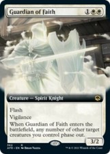 Magic the Gathering: MTG FORGOTTEN REALMS GUARDIAN OF FAITH EXTENDED ART FOIL