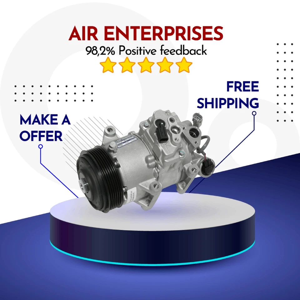 Compresor aire acondicionado apto para Subaru Legacy 2013-2019, Subaru Outback 2013-2019 Foto 1 de 1