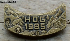 ⭐"NUEVO" VINTAGE 1985 HARLEY DAVIDSON GRUPO DE PROPIETARIOS HOG H.O.G. PIN ROCKERO - Imagen 1 de 1