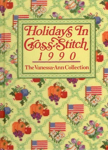 Holidays in Cross-Stitch 1990 HC Book - The Vanessa-Ann Collection - Afbeelding 1 van 12