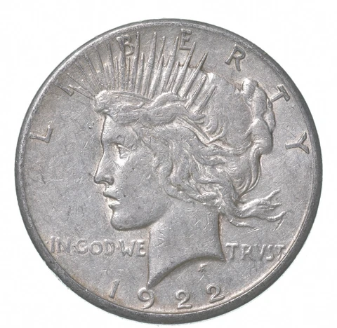 1922-S Peace Silver Dollar Misaligned Die Error *4369 Cover