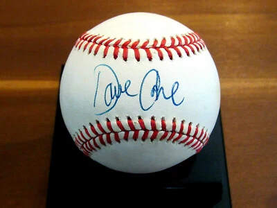 DAVID CONE 5 X WSC NEW YORK YANKEES METS SIGNED AUTO VINTAGE ONL BASEBALL JSA  - Image 1 of 3