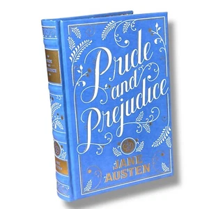 Pride & Prejudice Jane Austen Leather Bound RARE Hardcover Barnes Noble - Imagen 1 de 10