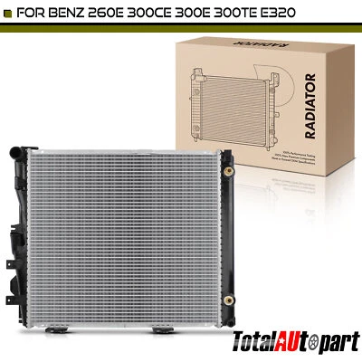 Radiator w/ Transmission Oil Cooler for Mercedes-Benz W124 260E 300E 300TE E320 - Image 1 of 4