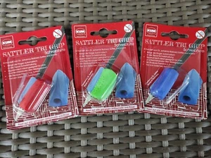 Tri-Grip KUM Sattler Schreibhilfe Links Rechts Händer Stiftverlängerung - Bild 1 von 2