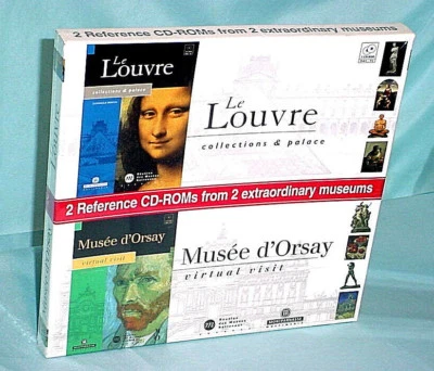 Montparnasse Le Louvre & Musee d'Orsay CD ROM Museum Virtual Art Tour Visit  - Image 1 of 3
