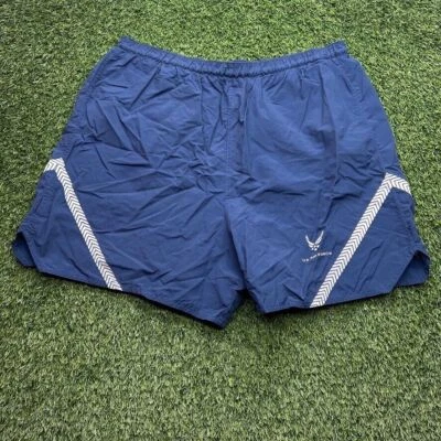 Pantalones Cortos Atléticos Fuerza Aérea de los Estados Unidos Adulto 2XL XXL Azul PT Bootcamp Forro USAF Foto 1 de 4