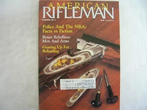 Vintage AMERICAN RIFLEMAN Magazine, NOVEMBER 1987, Excellent Condition - Picture 1 of 4