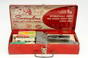 Vintage Swingline Schwerlast Tacker Kit Original Koffer, inkl. Klammern, #900/5 - Bild 1 von 6