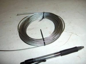 NEU 1/8", 0,125" Edelstahl 7x7 Flugzeug Kabel Drahtseil 25' 50' 100' - Bild 1 von 1