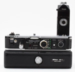 Tested [Exc+5] Nikon MD-2 Motor Drive MB-1 Battery Pack for F2 Film Camera JAPAN - Picture 1 of 12