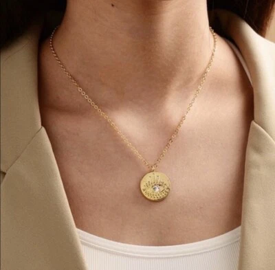 Collar Mal de Ojo Dorado Foto 1 de 3