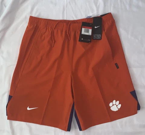 Mens Nike Flex Clemson Tigers Orange Performance Shorts AO4838-888 Large NWT $75 Cover