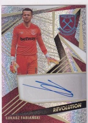 Panini 2020-21 Premier League Revolution No. A-LF Lukasz Fabianski Auto - Image 1 of 2