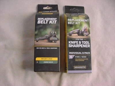 NIB 2 Work Sharp Replacement Belt Kits, Model# WSSA0002705 & WSSA0002703 - Image 1 of 4