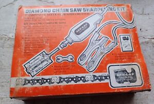 Vintage Ez- Lap Diamond Chain Saw Sharpner Field Use Jeep Auto Truck Battery NIB