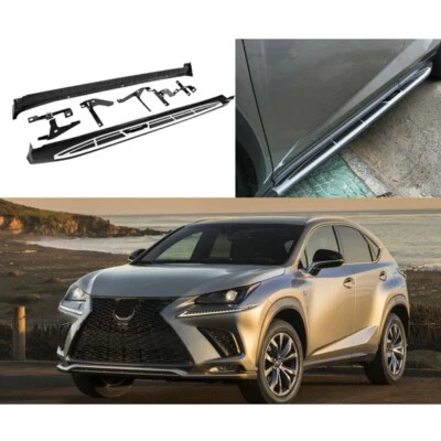 2Pcs Running Board Fit for LEXUS NX NX200 NX300h 2015-2021 Side Step Nerf Bar - Image 1 of 4