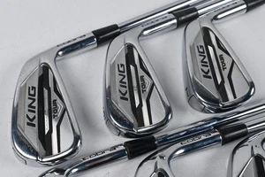 Cobra King Tour 2020 Irons / 5-PW / Stiff Flex KBS Tour 120 Shafts - Picture 1 of 7