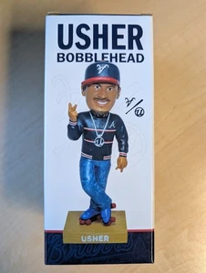 Usher Bobblehead Atlanta Braves Giveaway 6/18/25 SGA MLB New In Hand - Picture 1 of 3