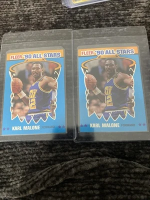 Fleer 1990-91 - All-Stars Karl Malone #7 Foto 1 de 2