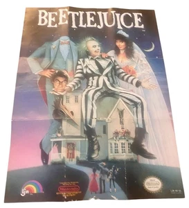 Beetlejuice 1990 NES Poster 15,5"×12" selten - Bild 1 von 9