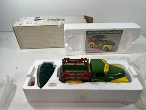 Ertl John Deere 1950 Chevy Pick Up Truck Bringing Home Xmas Tree 1:25 Scale Diec - Picture 1 of 14