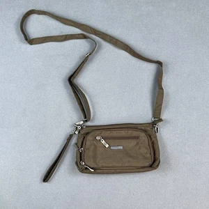Baggallini Umhängetasche Damen braun Nylon wandelbar Handgelenktasche Organizer - Bild 1 von 12
