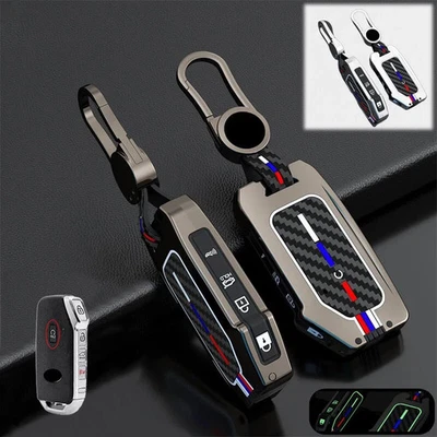 Zinc Alloy Silicone Car Key Fob Case Cover For Kia Sorento Ceed Stinger Seltos - Image 1 of 4