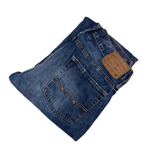 American Eagle Men’s Original Straight Made To Last Dark Wash Jeans Sz 32 x 34 - Picture 1 of 3