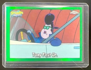 2025 Topps Chrome SpongeBob SquarePants Tony Fast Jr. #153 Kelp Green Refractor - Picture 1 of 2