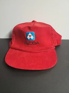 Sombrero Snapback ALCOA Pana Roja Años 80 De Colección - Imagen 1 de 8