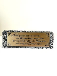 Targa da tavolo sentimentale religiosa 2,875x8x,875” insegna decorativa in resina - Foto 1 di 6