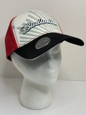 NEW Budweiser Beer Hat Cap Snapback Bottle Opener Visor Trucker Beach Summer - Image 1 of 4