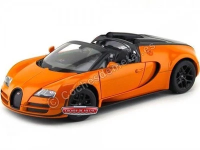 2014 Bugatti Veyron 16.4 Grand Sport Vitesse Naranja 1:18 Rastar 43900 - Photo 1/4
