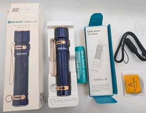 Olight Warrior Mini 2 Regal Blue Limited Edition LED Flashlight 1750 lumen Rare - Picture 1 of 3