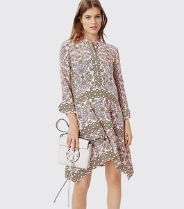 Vestido de seda Tory Burch Celeste Hicks Garden para mujer talla 8 - Imagen 1 de 7