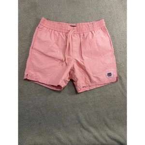 Vans Bañador Pantalones Cortos Rosa Melocotón Cintura Elástica Cordón Para Hombre Talla Grande - Imagen 1 de 7