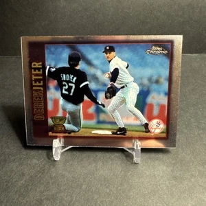 1997 Topps CHROME SILVER Baseball #7 Derek Jeter EX/NM - Picture 1 of 2
