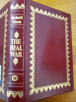 Signed THE REAL WAR President USA Nixon Numbered Leather 1st Ed 1st Print Fine - Image 1 of 4
