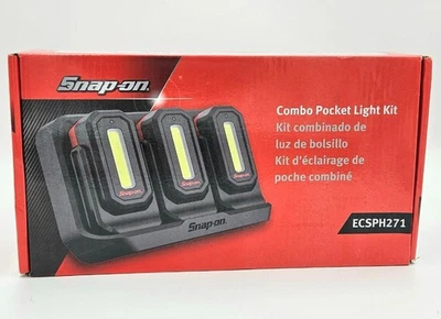Kit combinado de luces de bolsillo Snap-On linterna LED recargable Foto 1 de 4