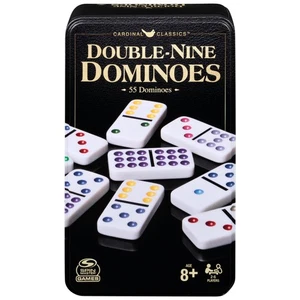 , Cardinal Classics Double Nine Dominoes Set in Storage Tin, Dominoes for Kid... - Picture 1 of 6