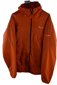 SALEWA Orange Padded Jacket size XL Mens Full Zip Hooded Casual Outdoors - Picture 1 of 10