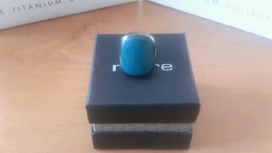 Ceramic Mediterranean Ring marked Small, approx UK size N - Picture 1 of 1