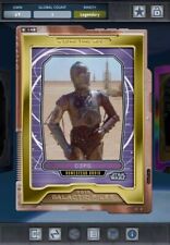 Star Wars Card Trader - Legendary Bronze Gilded S2 Long Time Ago C-3PO 3cc