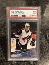 2020 Upper Deck Michael Bunting Young Guns PSA 9 Toronto Maple Leafs 🍁📈INVEST