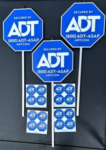 NEW  SECURITY Yard Signs + 16 Window Decals - Alarm Home Commercial Store Lot - Picture 1 of 1