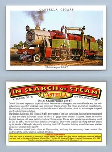 Chittaranjan 2-8-4T #6 In Search Of Steam 1992 Castella Cigarette Card - Picture 1 of 1
